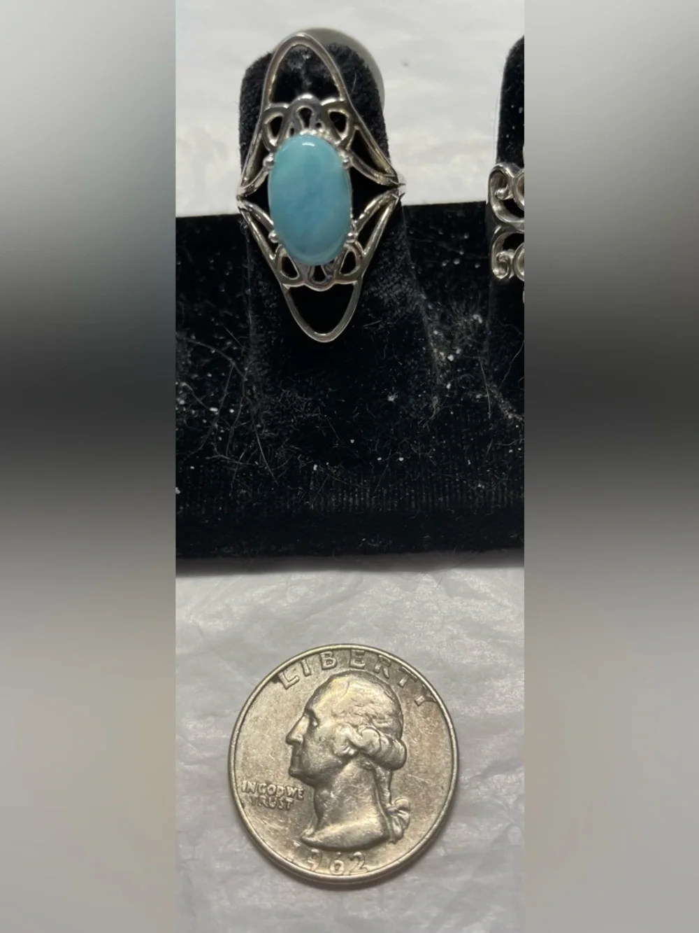 Larimar ring